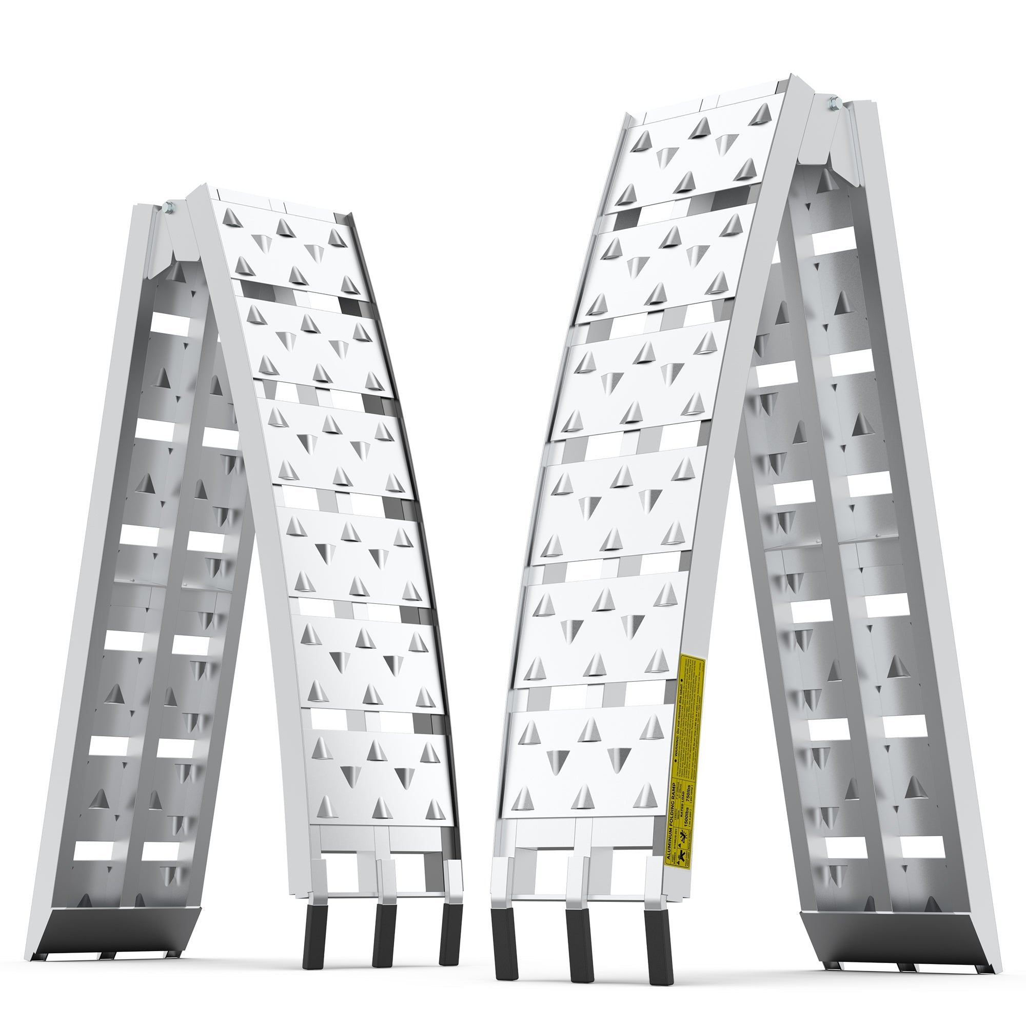 7.5FT Heavy Duty Aluminum Loading Ramp Set for Pickup Truck Beds