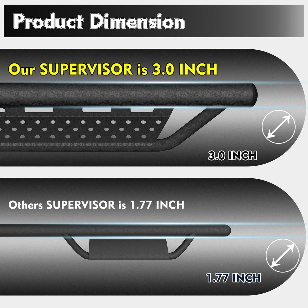 Running Boards for Ford SuperCrew Cab (2015-2026)