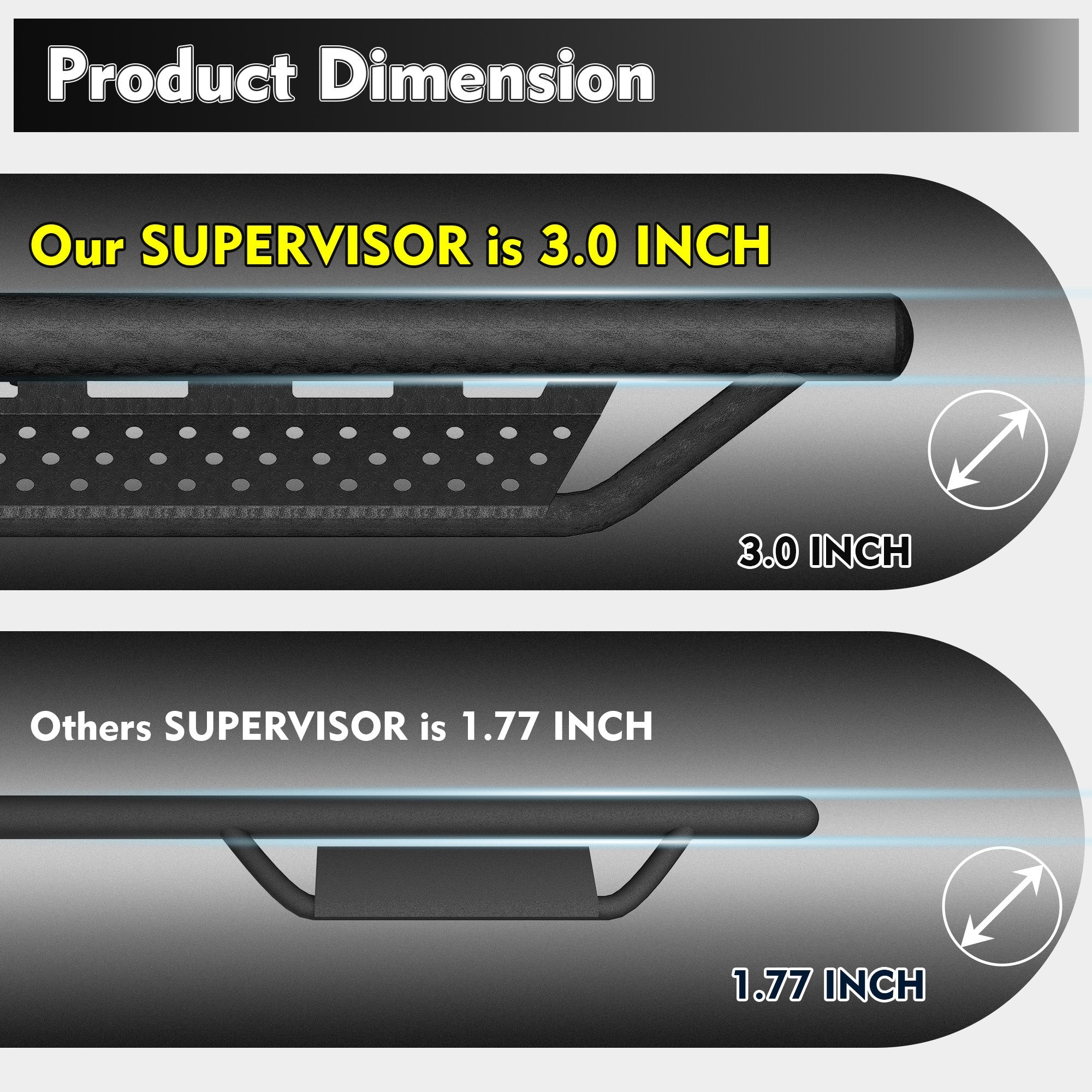 Running Boards for Ford SuperCrew Cab (2015-2026)