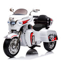 12V Kids Ride On Motorcycle, Electric Toddler Motorcycle Toy with LED Lights, Wireless Music, Large Storage Trunk, Soft PU Seat, Forward & Reverse, Rechargeable Electric Vehicle for 3-6 Years Old