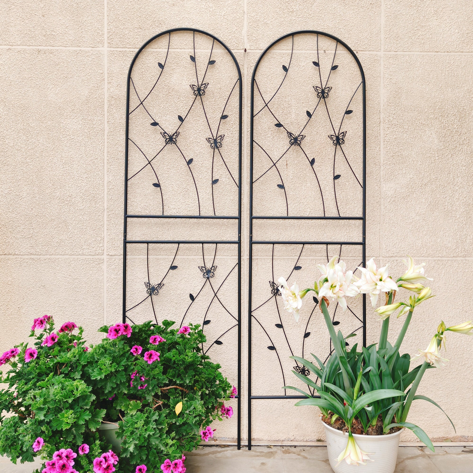 4 Pack Metal Garden Trellis