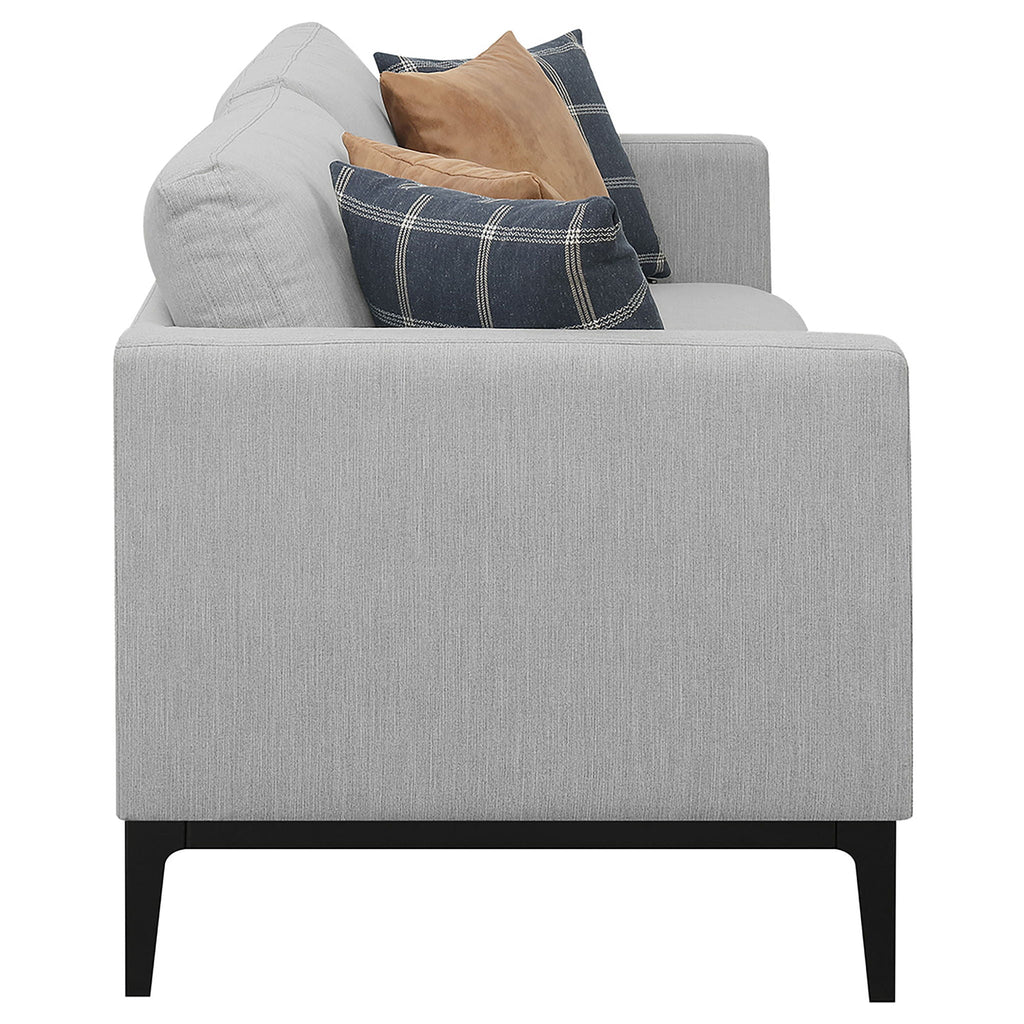 Montauk - Upholstered Sofa With Reversible Cushions - Light Gray