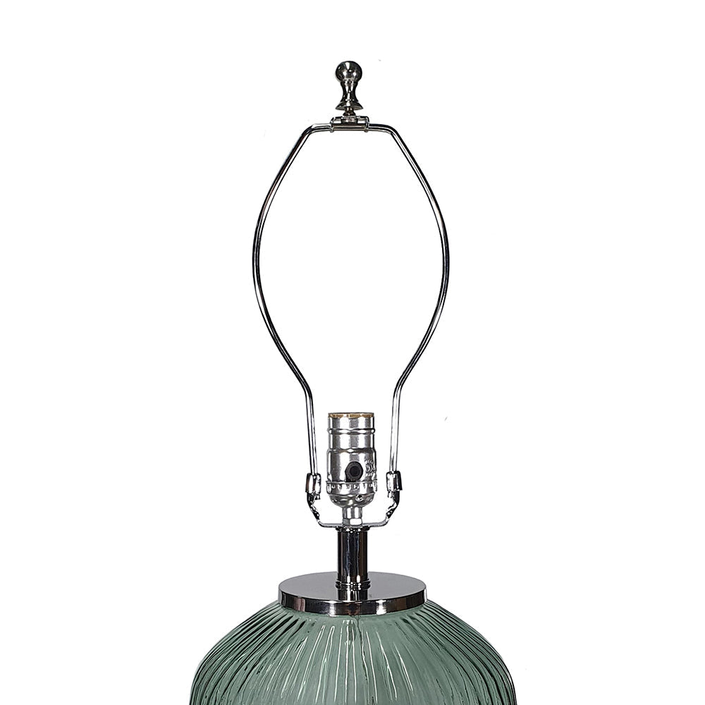Handcrafted Art Glass Table Lamp