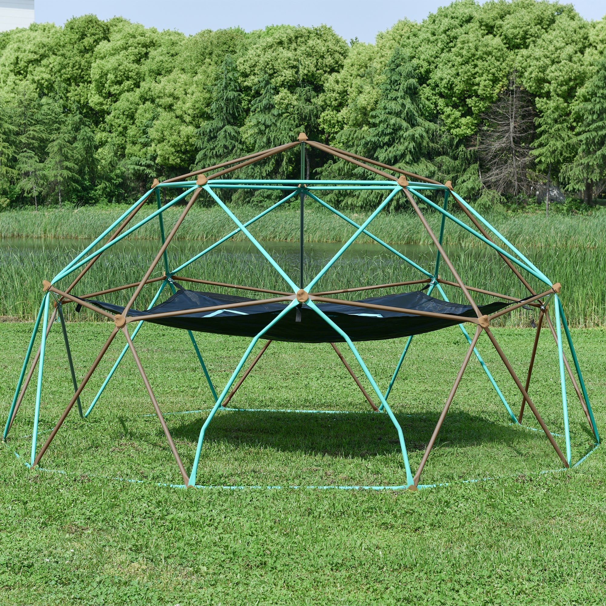 12ft Geometric Dome Climber Play Center