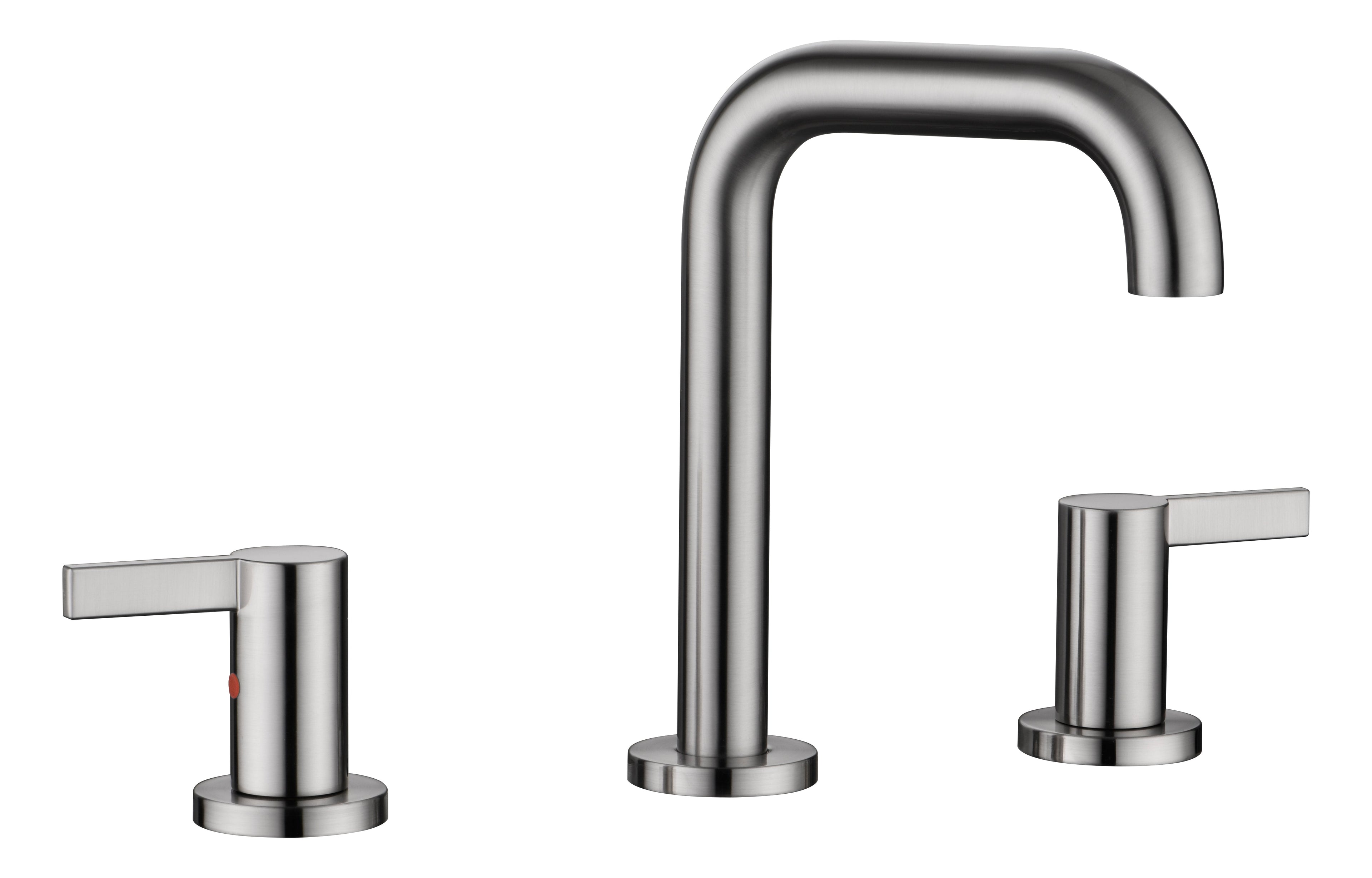 Bathroom Faucet For Bathroom Sink With Two Handles, Pop Up Drain And Supply Lines