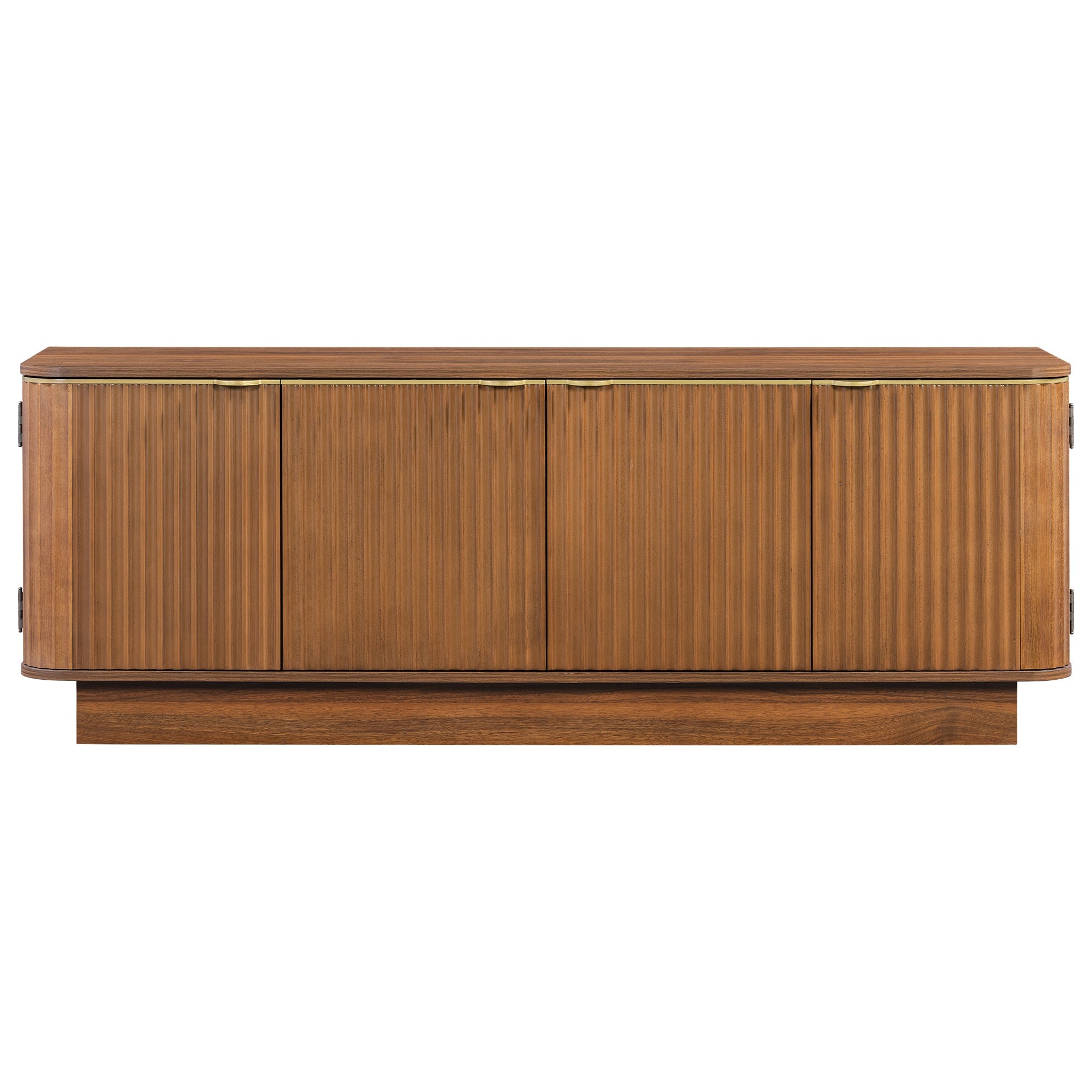 Vibe Haus Mid-Century Modern TV Stand for 70 Inch TV