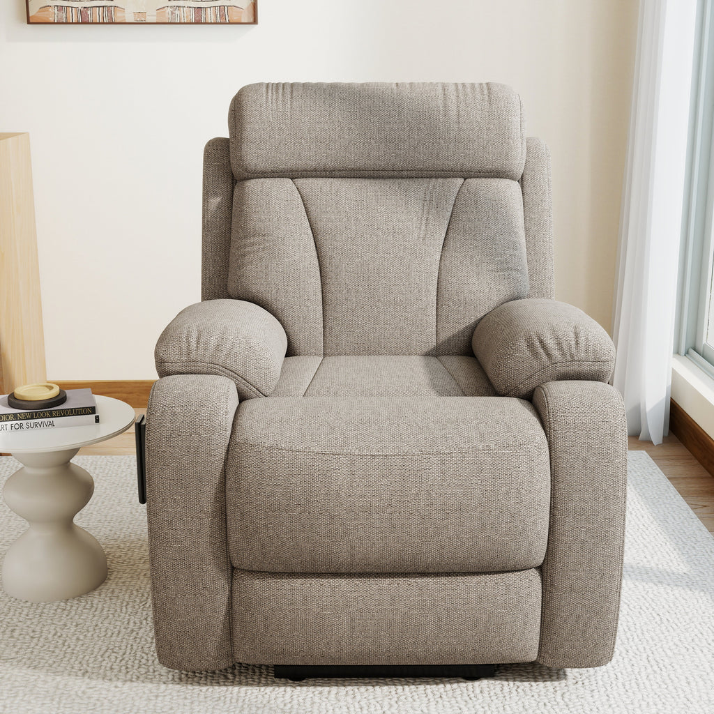 Power Lift Recliner for Elderly - Adjustable Velvet Chair