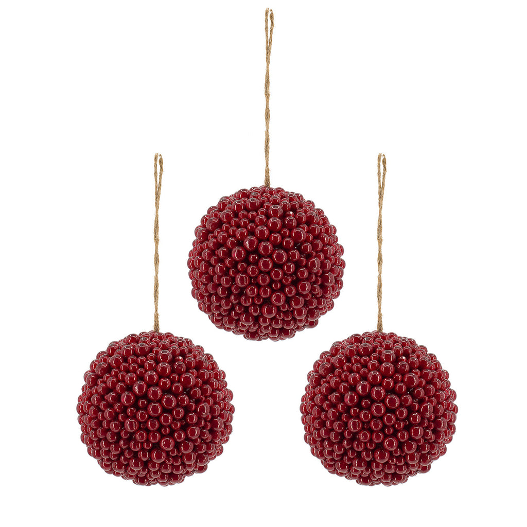 6.5" Traditional Red Berry Ball