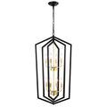 8-Light Lantern Tired Farmhouse Ceiling Hanging Light