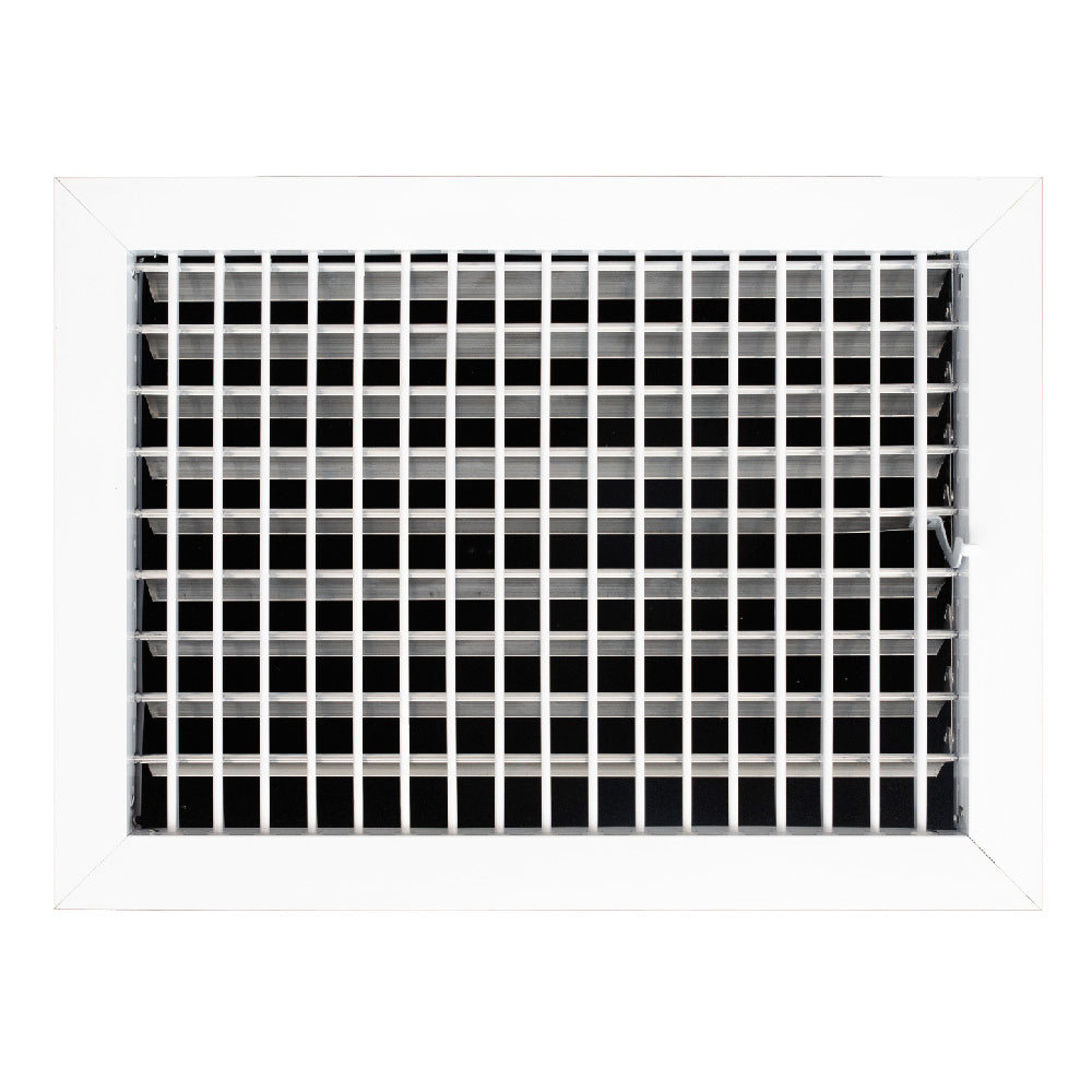 AC Register Vent Cover 14X10 Inch - Adjustable Aluminum HVAC Grille