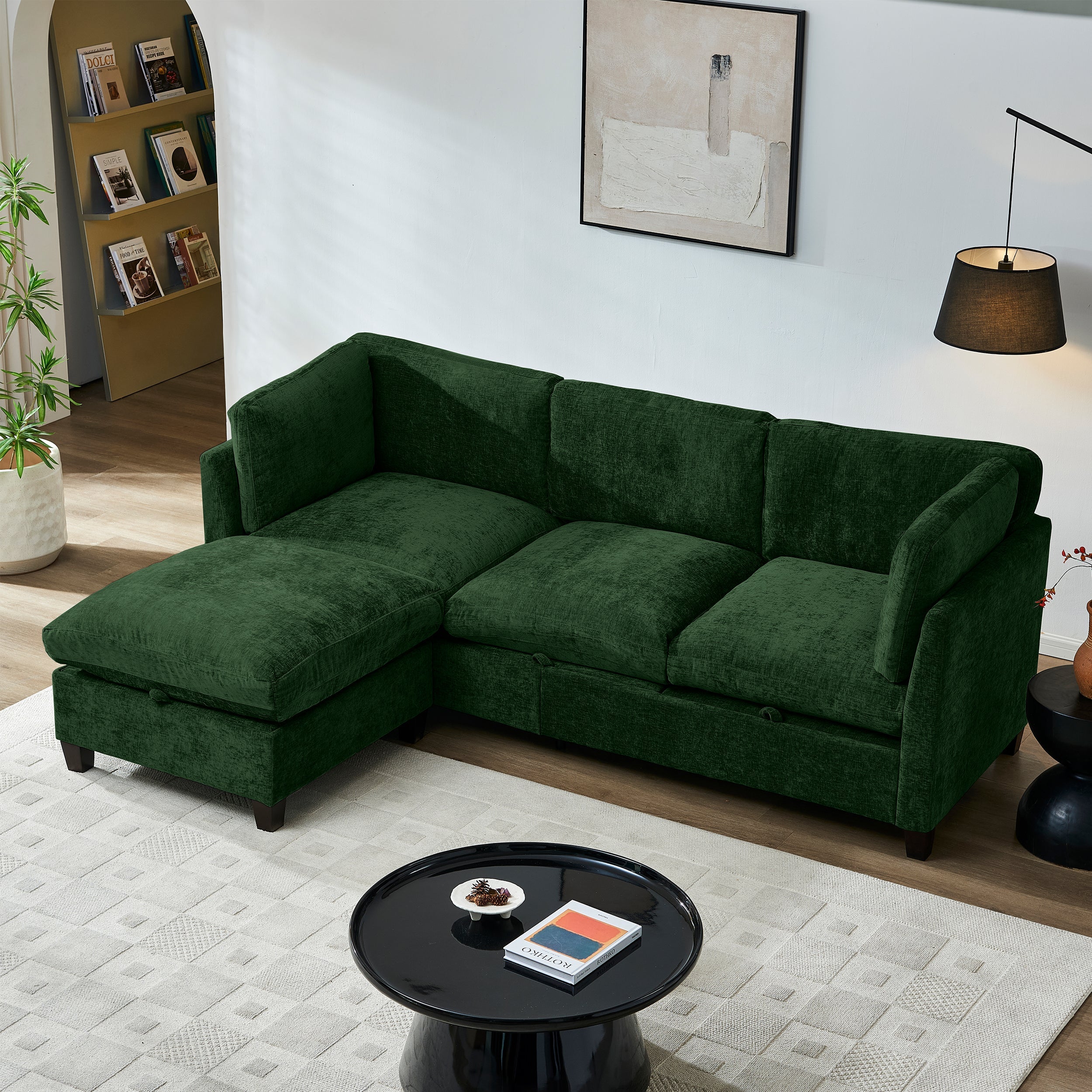 96.5" Sectional Couch for Living Room
