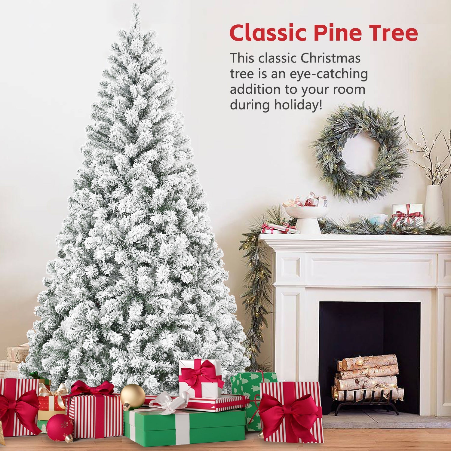 5FT Flocked Christmas Tree