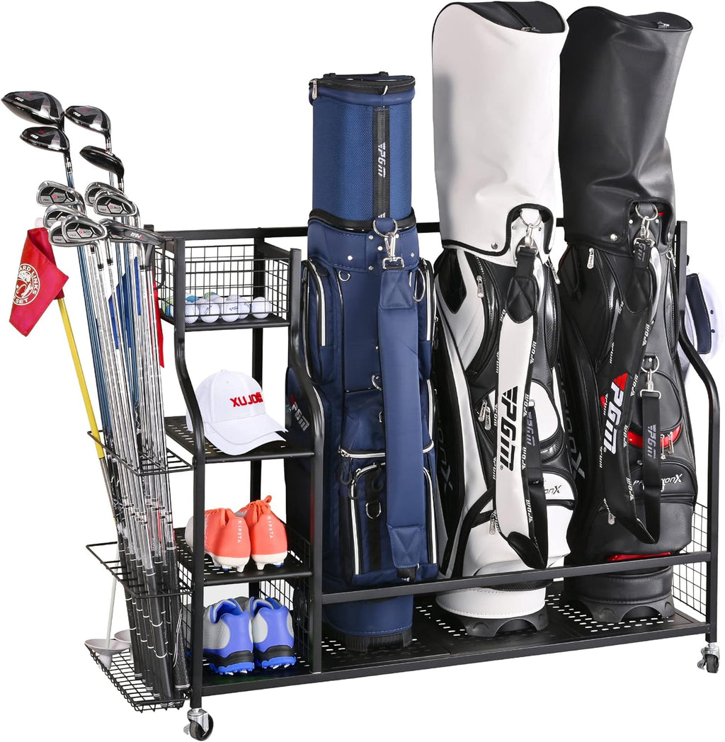 4 Golf Bag Organizer Garage Storage