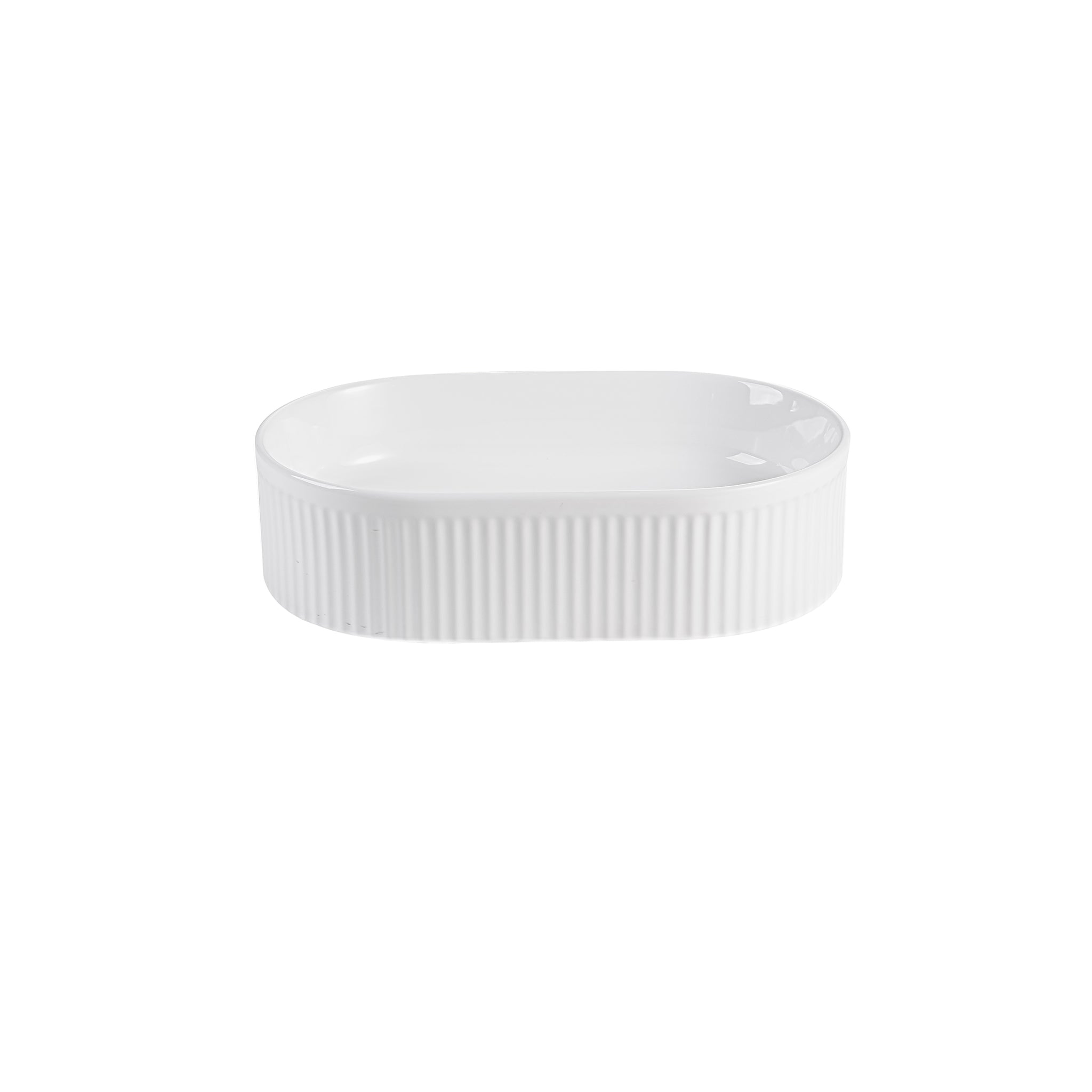 Integrated Oval Ceramic Bathroom Sink