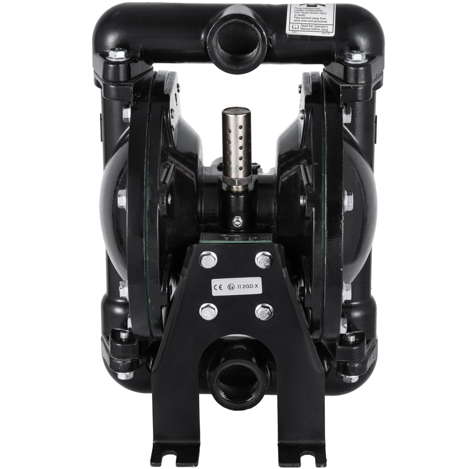 Air-Operated Double Diaphragm Pump 1 Inch Inlet/Outlet Aluminum