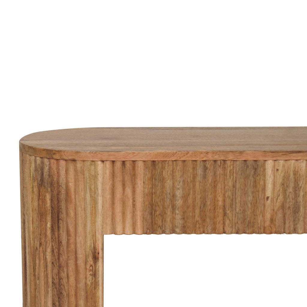 Solid Wood Soba Straight Media Unit