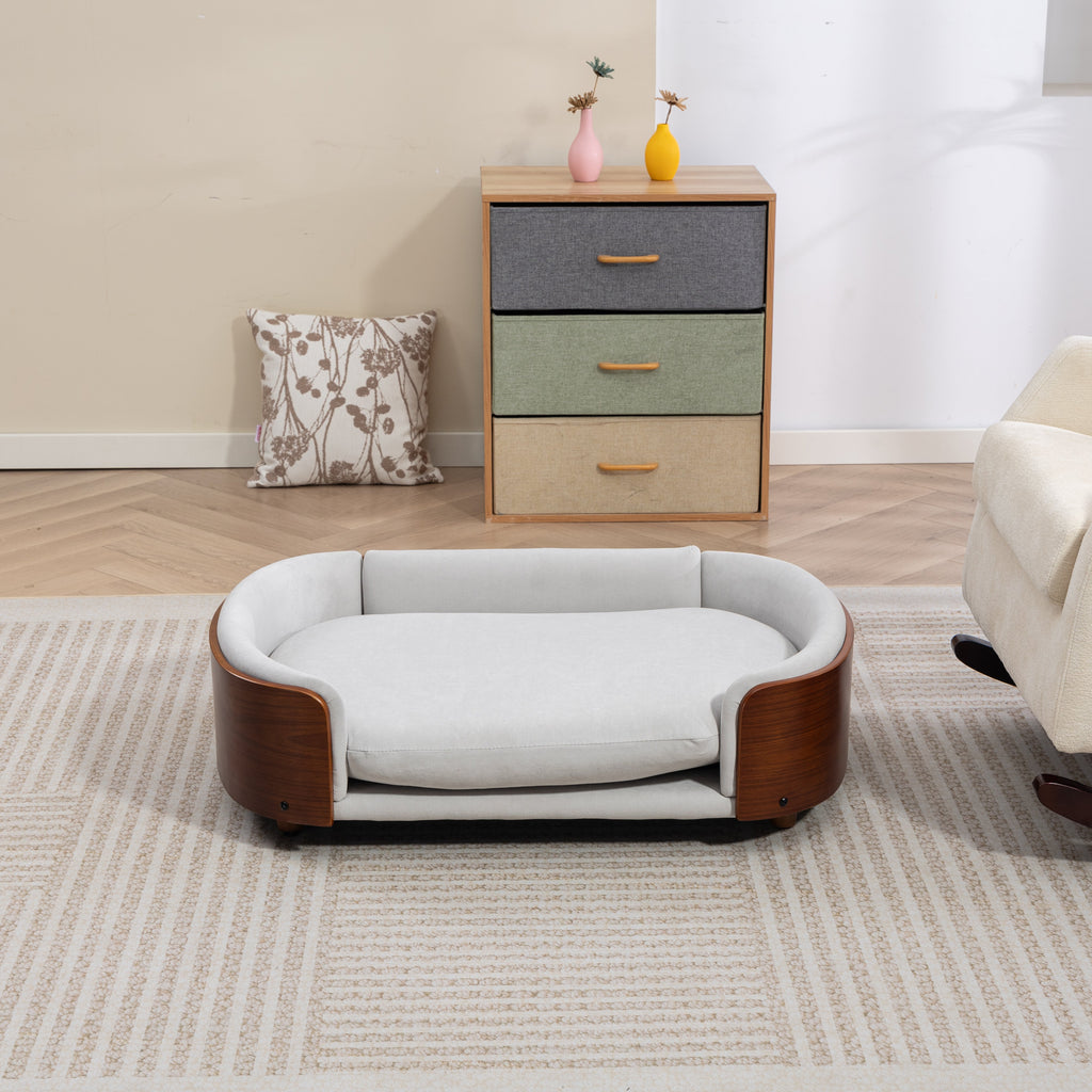 Scandinavian Style Elevated Dog Bed Pet Sofa
