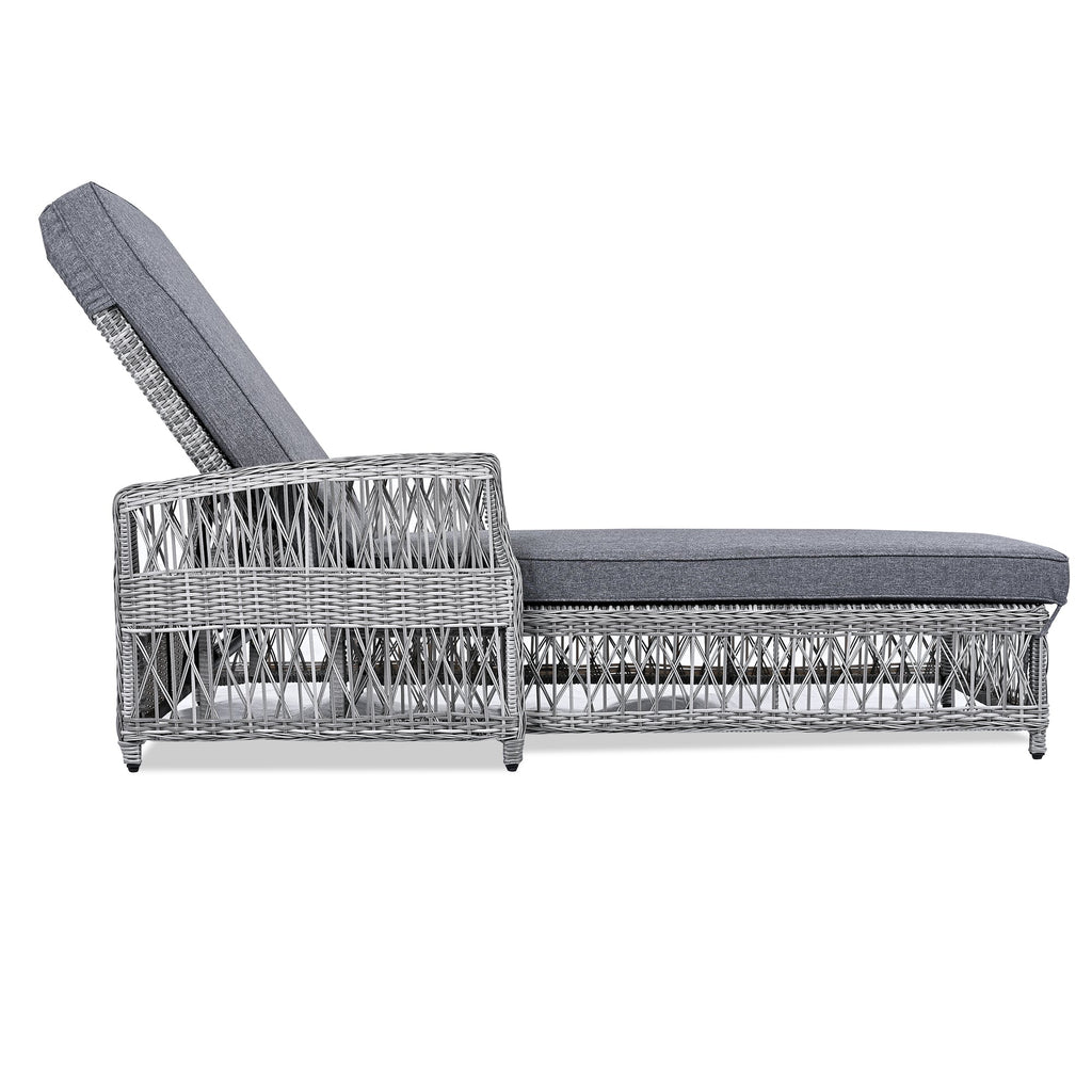 Go 2 Pieces Long Reclining Chaise Set