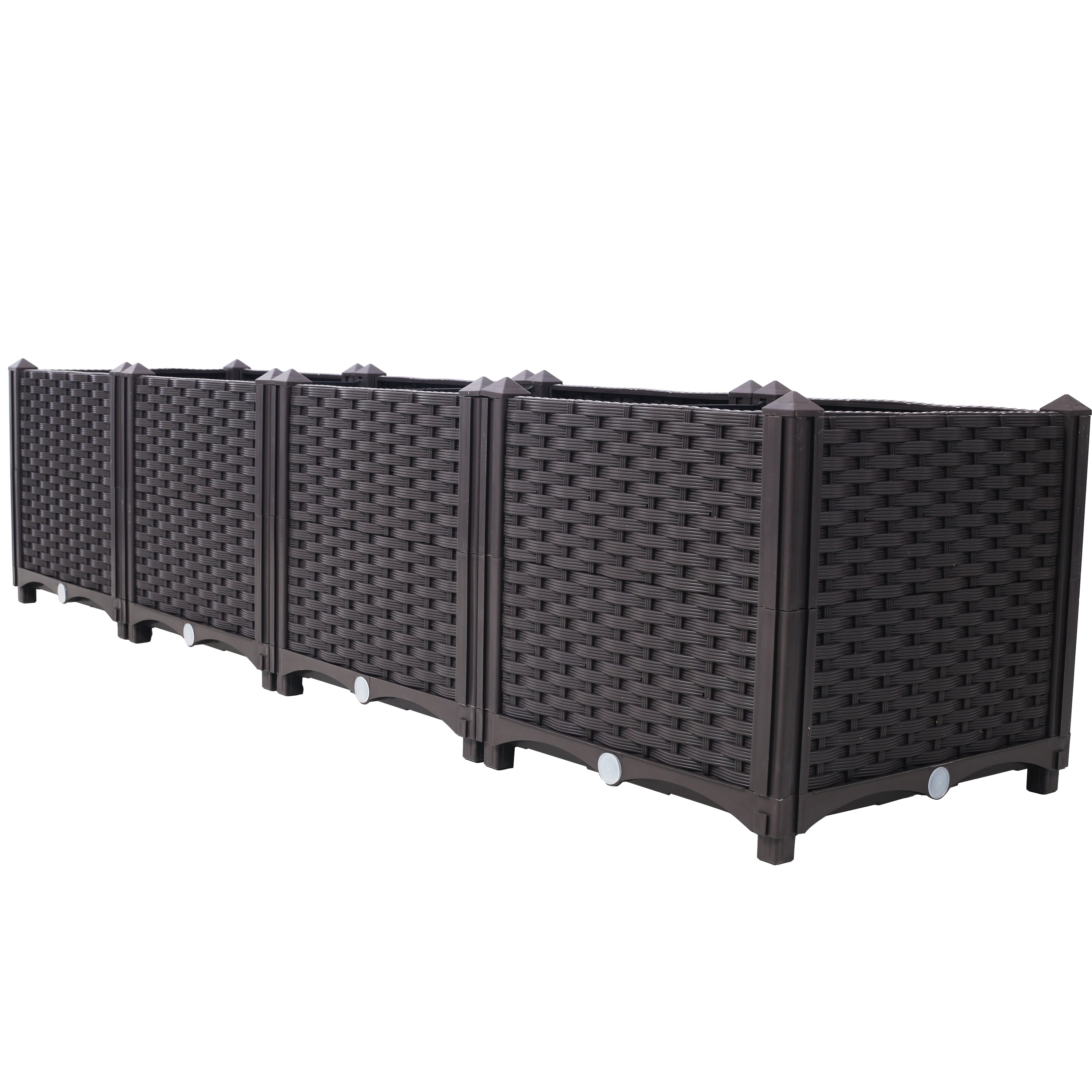Deep Raised Garden Bed Plastic Planter Boxes