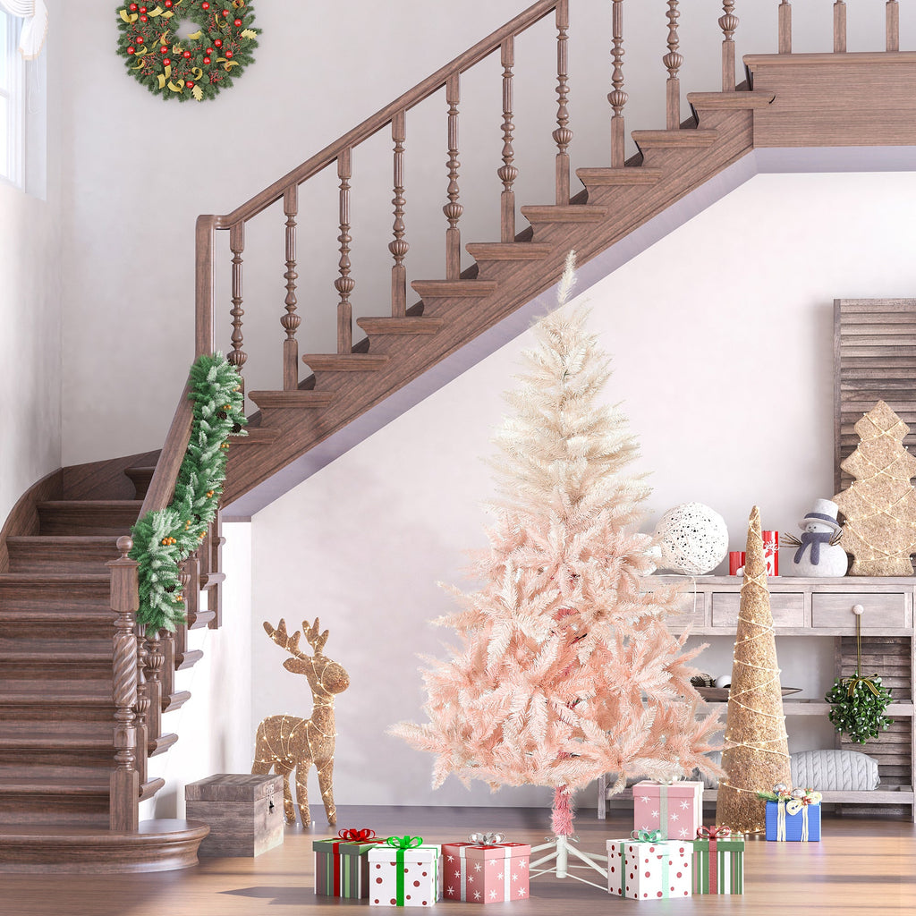 HOMCOM 7ft Unlit Spruce Artificial Christmas Tree