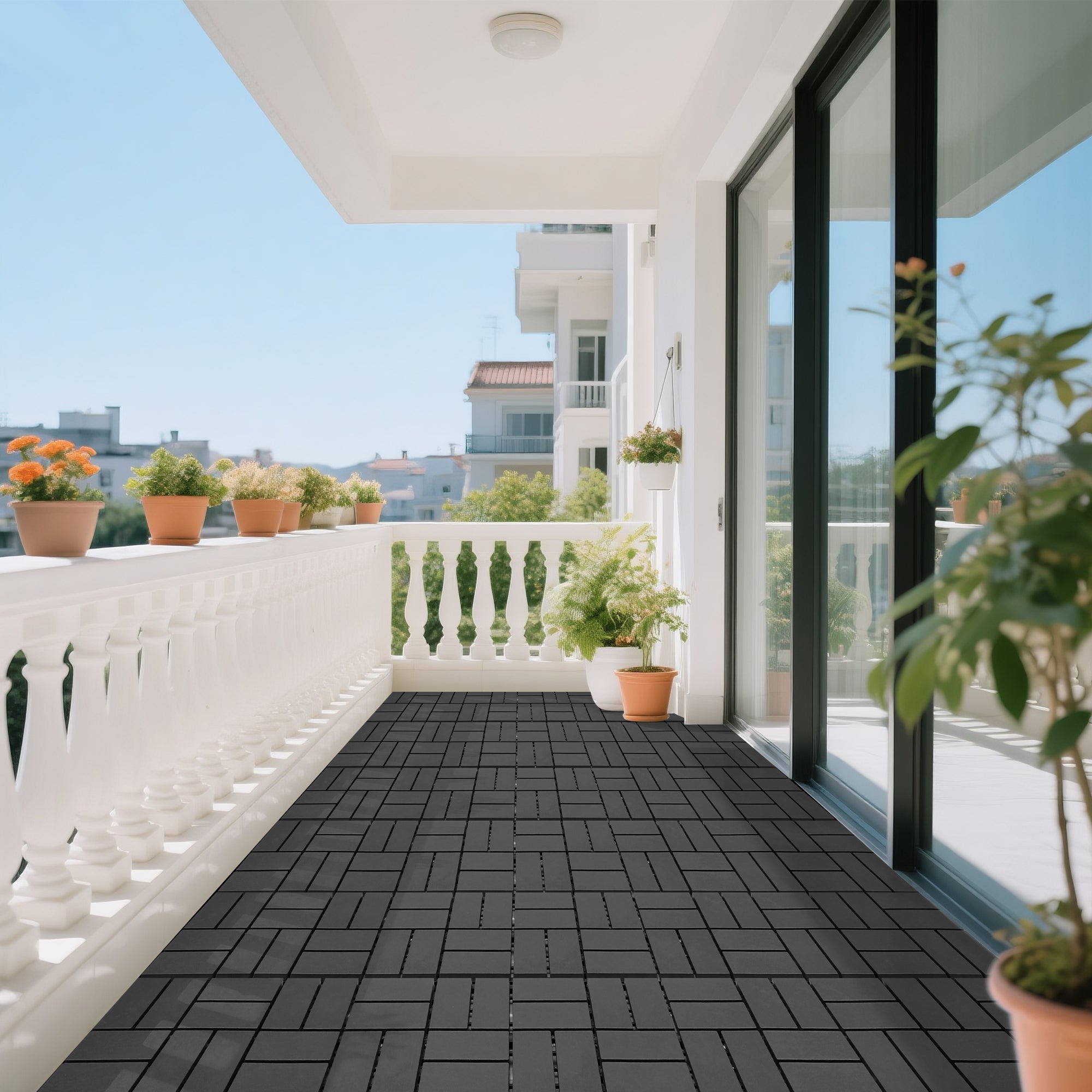 Plastic Interlocking Decking Tiles - Perfect for Any Outdoor Space