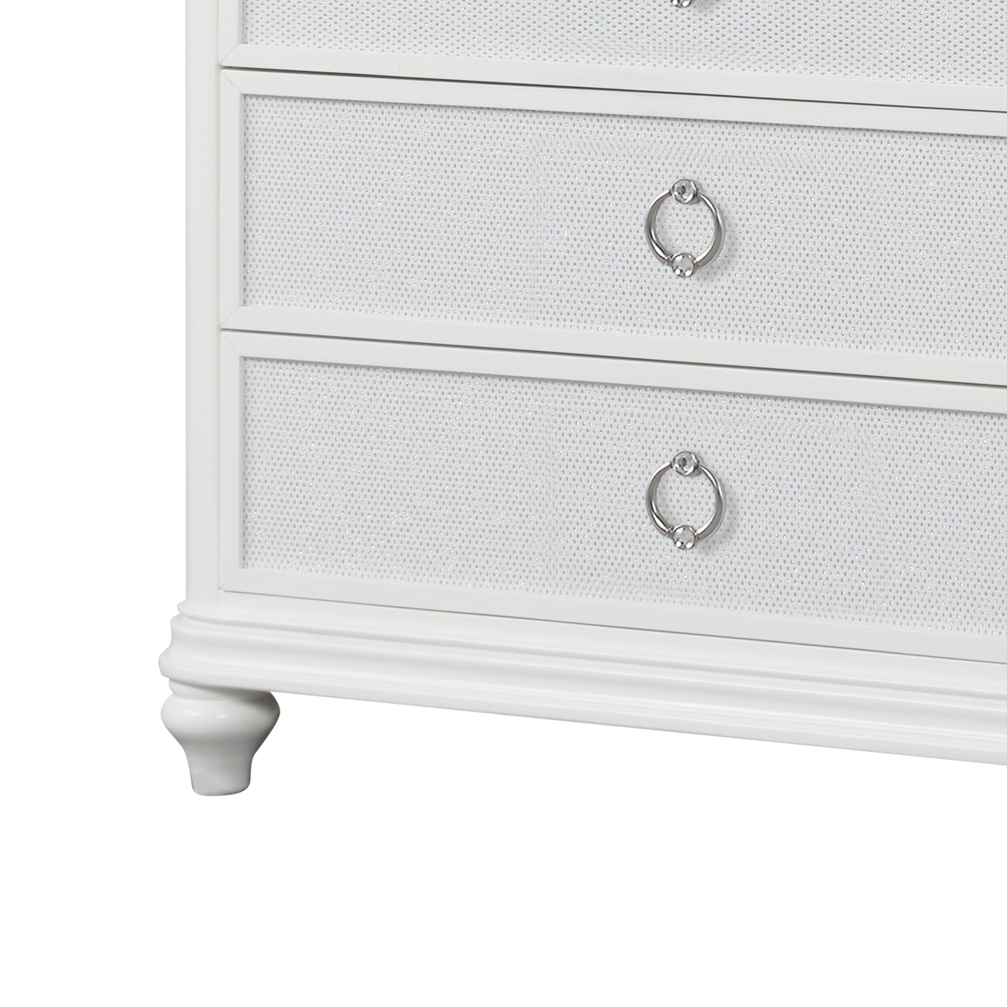 Abigale - 5 Drawer Chest With LED Lighting - White