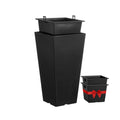 Set of 2 Tall Outdoor Planters 22 Inch