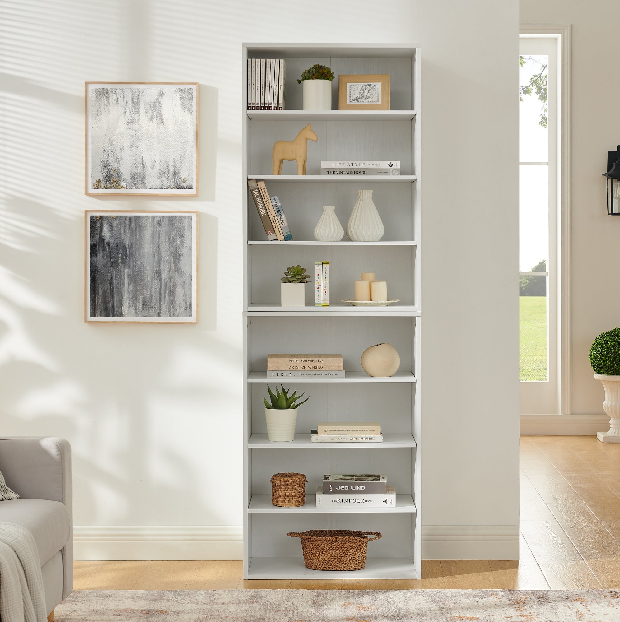 CD DVD Storage Cabinet with Adjustable Shelves