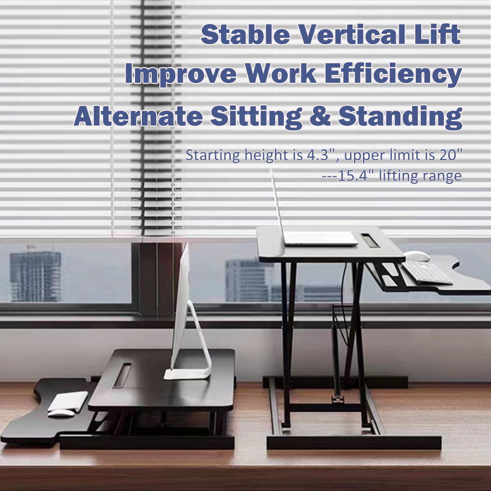 32 Inch Height Adjustable Desk Converter