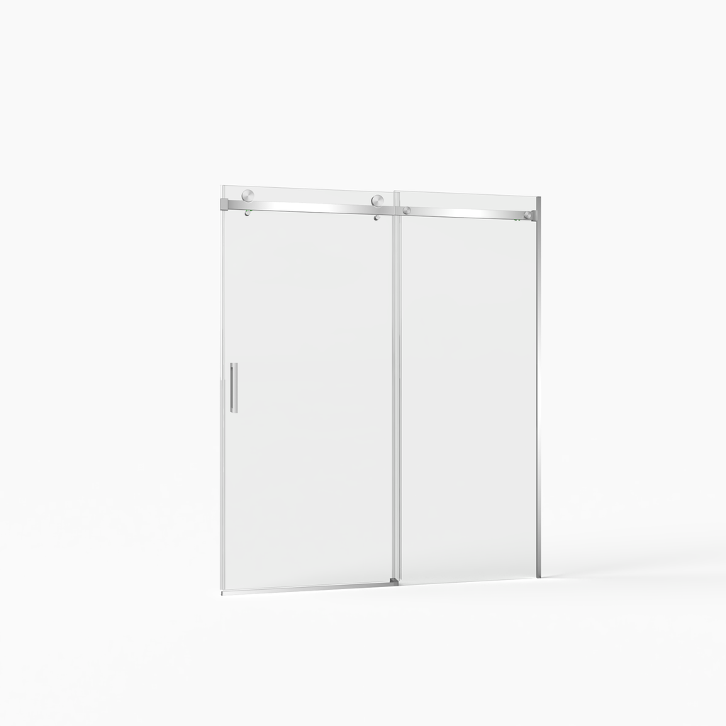 Frameless Sliding Shower Door - 56-60"W x 72"H