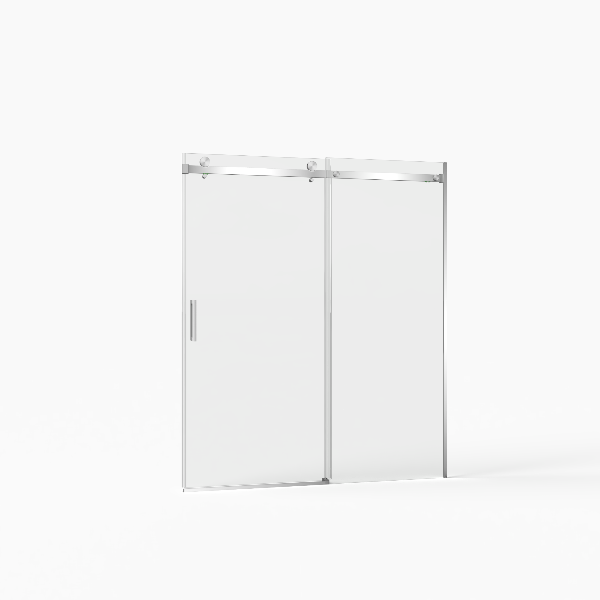 Frameless Sliding Shower Door - 56-60"W x 72"H