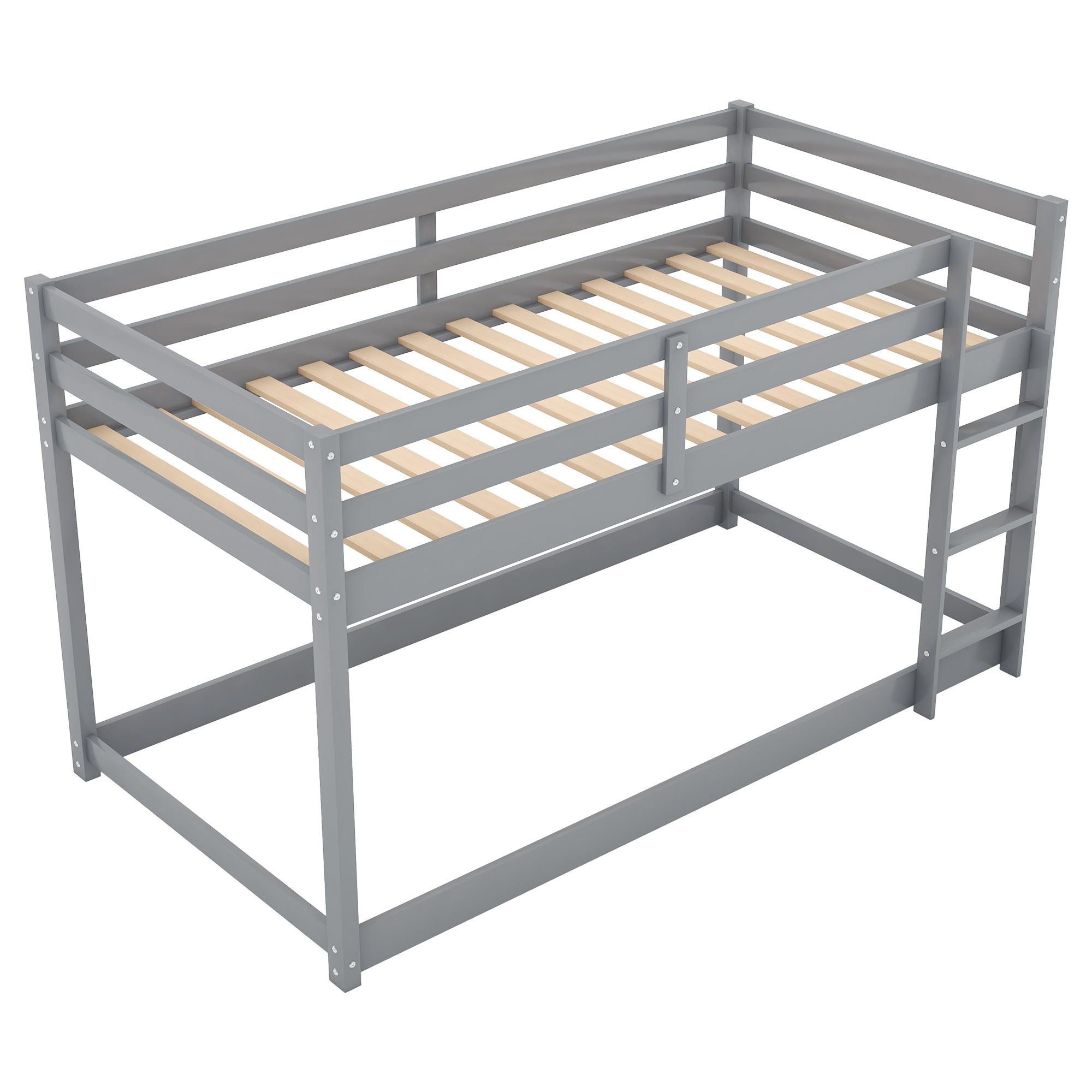 Floor Bunk Bed With Ladder