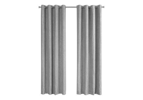 2 Pieces Set Room Darkening Curtain Panels with Grommet
