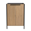 Contemporary Freestanding Bathroom Vanity With Adjustable Shelves
