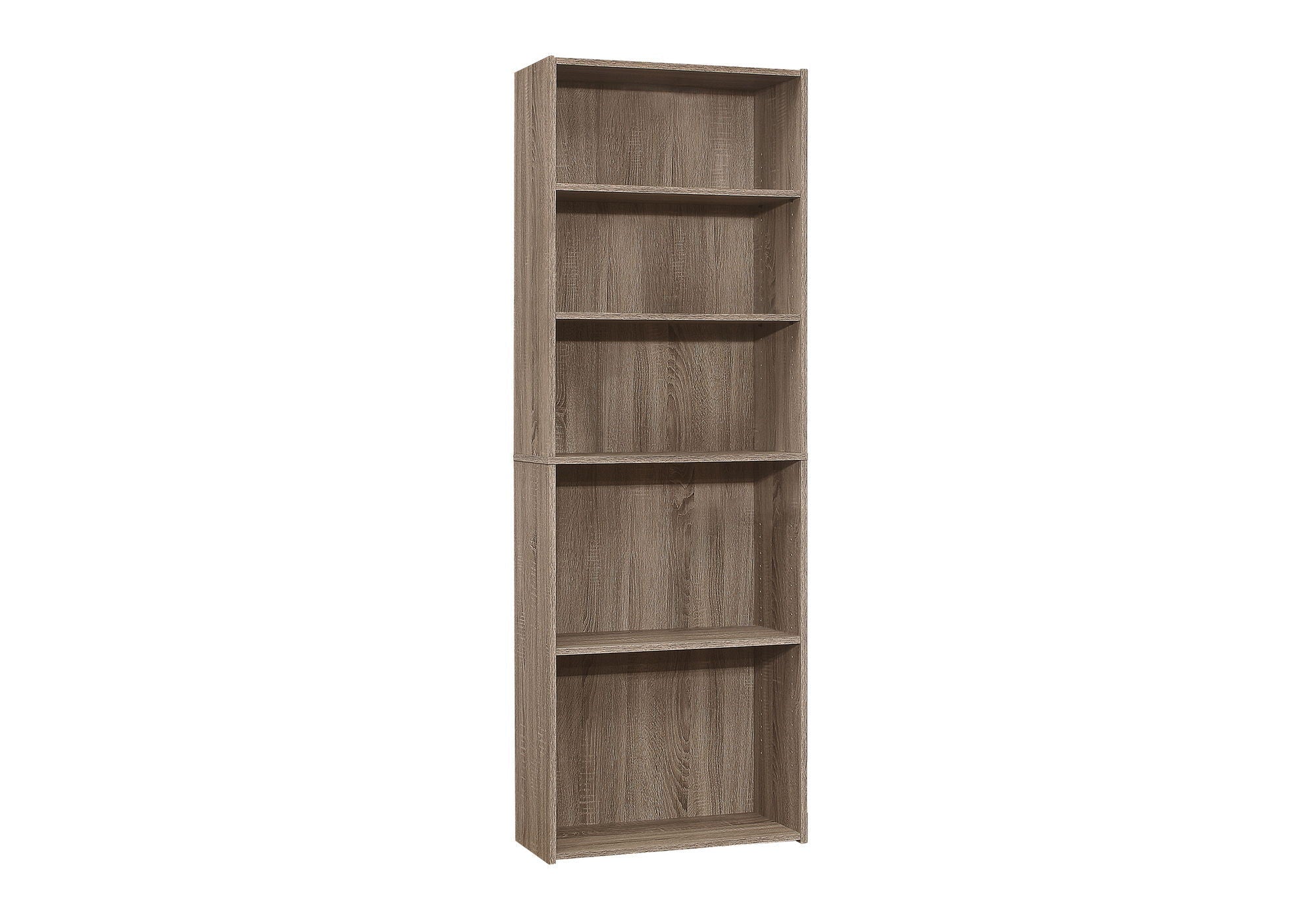 6-Tier Transitional Bookshelf for Office