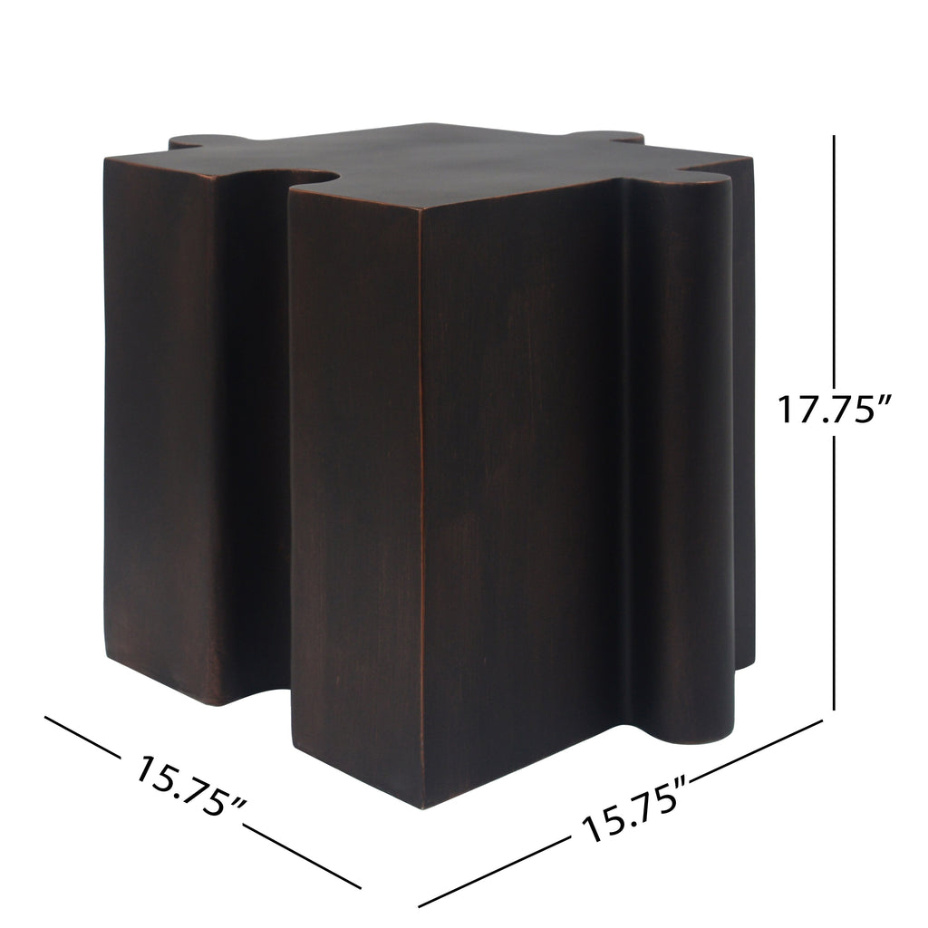 3-Piece Artistic Puzzle Table Set