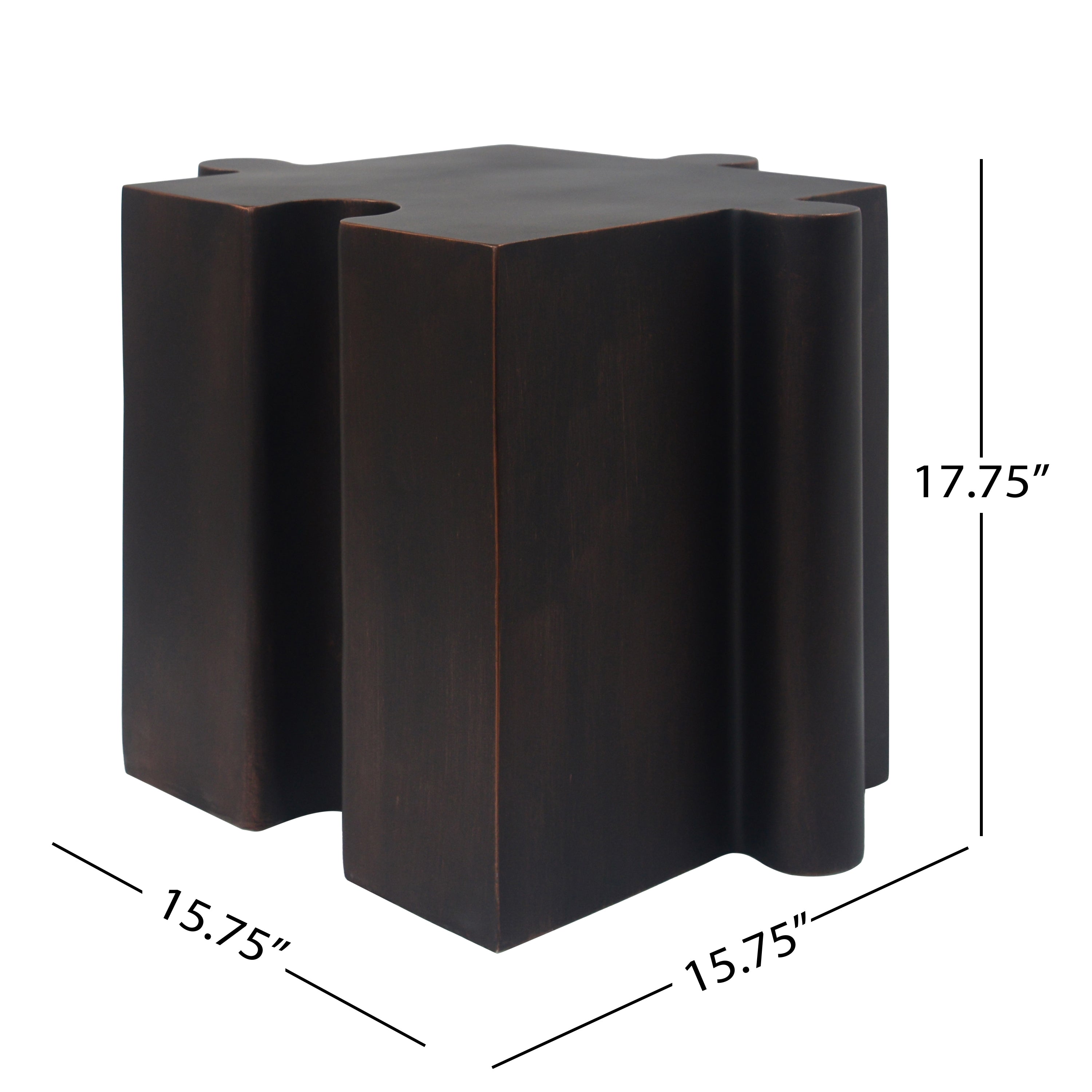 3-Piece Artistic Puzzle Table Set