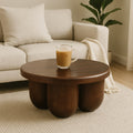 Solid Wood Clara Sculpted Coffee Table