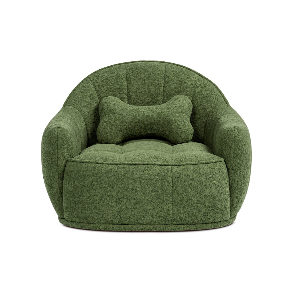 Louie 30.5" Dog Sofa Bed, Medium, Moss