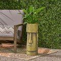 Glacier Cast Stone Urn