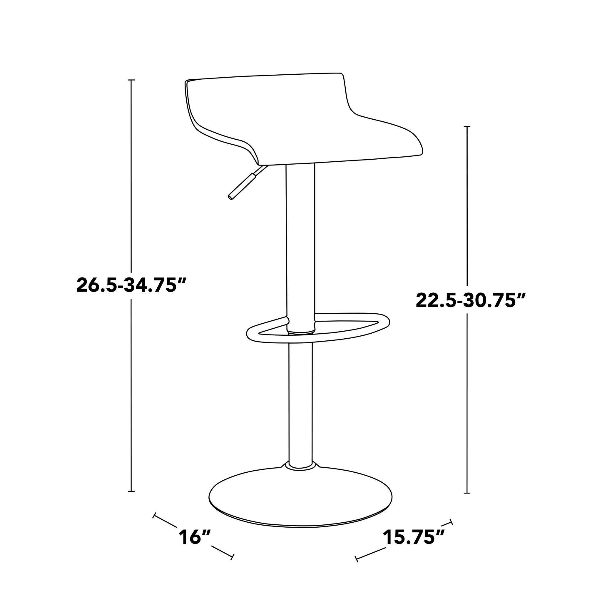 Ale - Industrial Barstool (Set of 2)