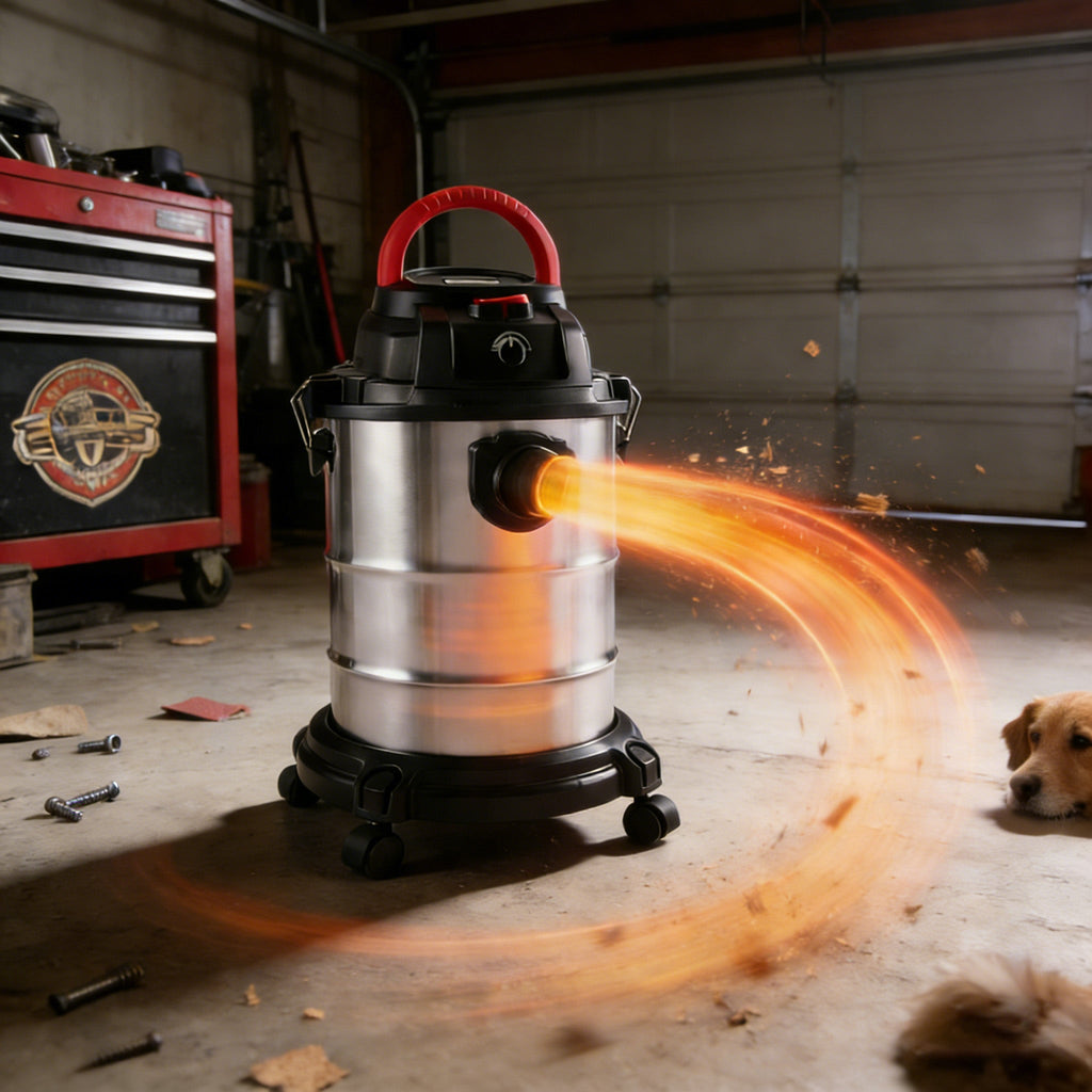 Wet Dry Vac, 8 Gallon, 6 Peak HP, 3 in 1 Shop Vacuum