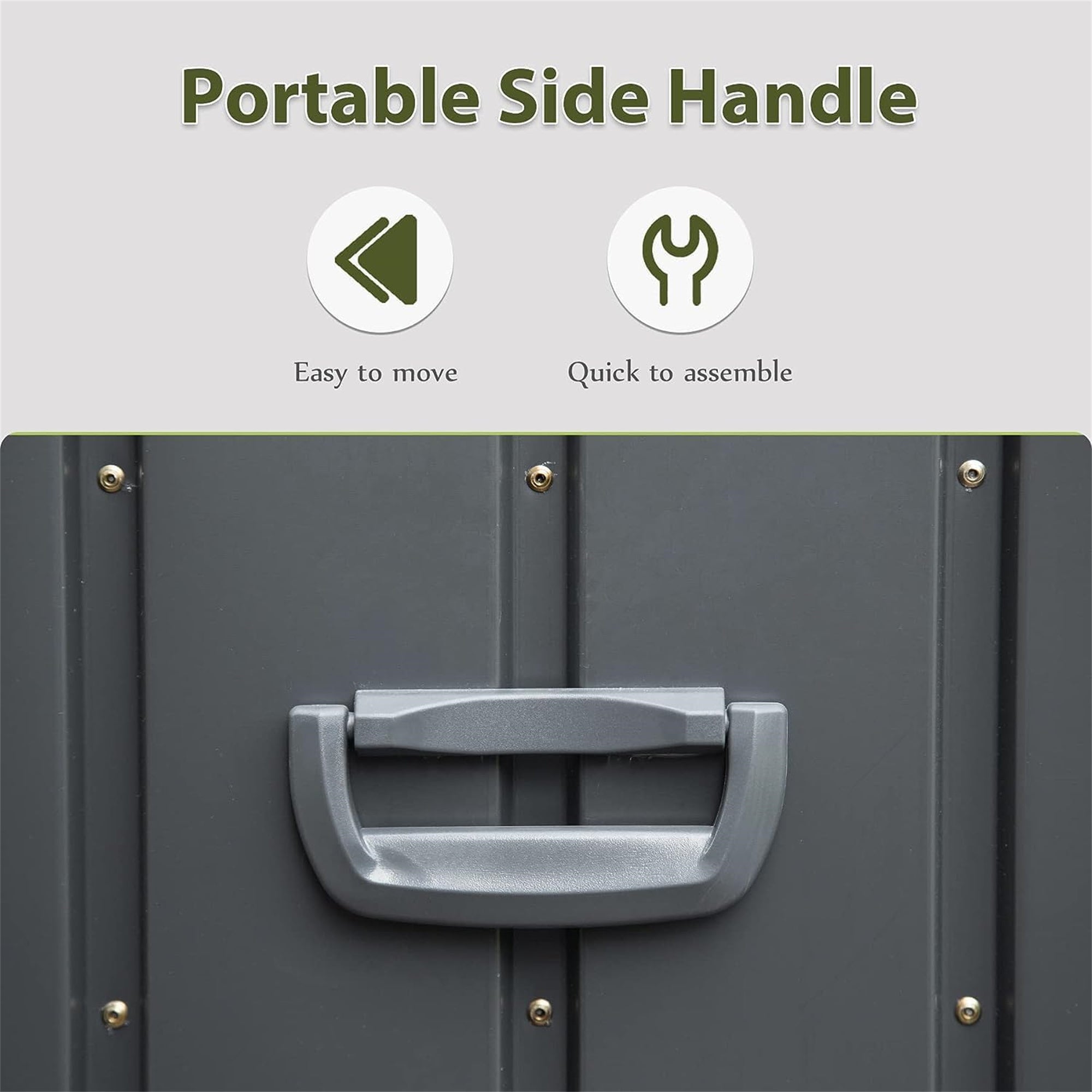 120 Gallon Outdoor Storage Deck Box Waterproof