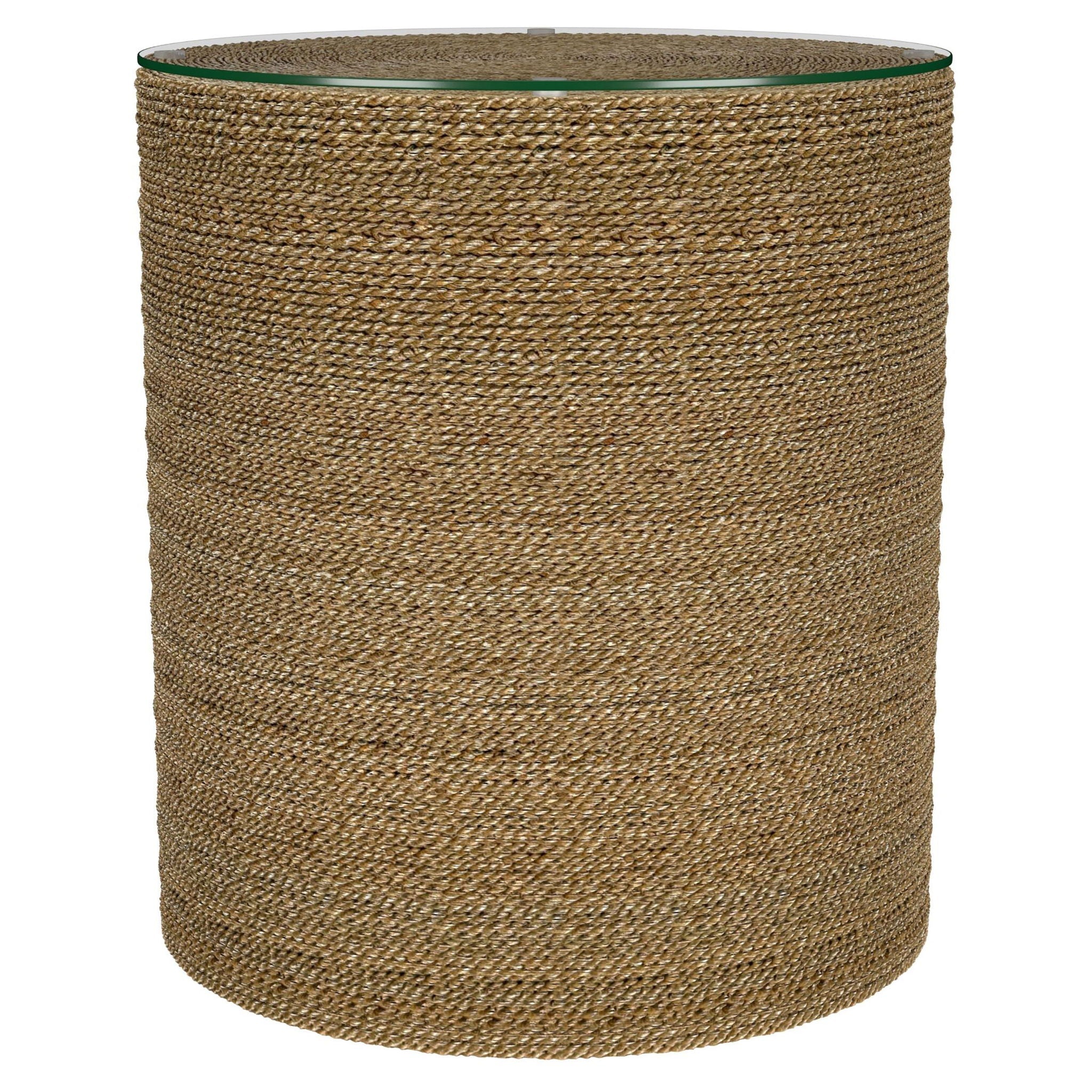 Burma - Round Side Table - Light Brown