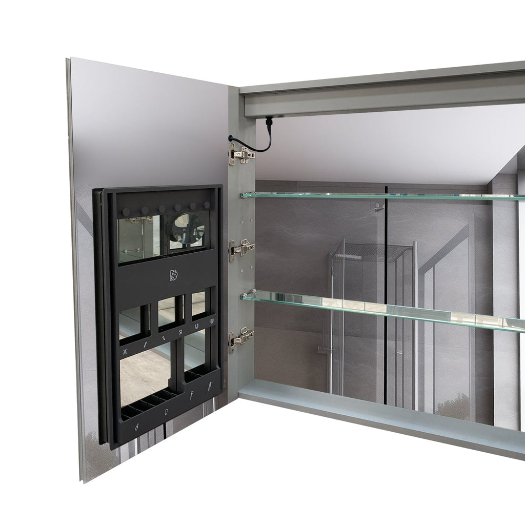 60 x 36 Inch LED Lighted Bathroom Medicine Cabinet