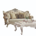 Bently - Sofa With 7 Pillows (Same Lv01579) - Fabric & Champagne