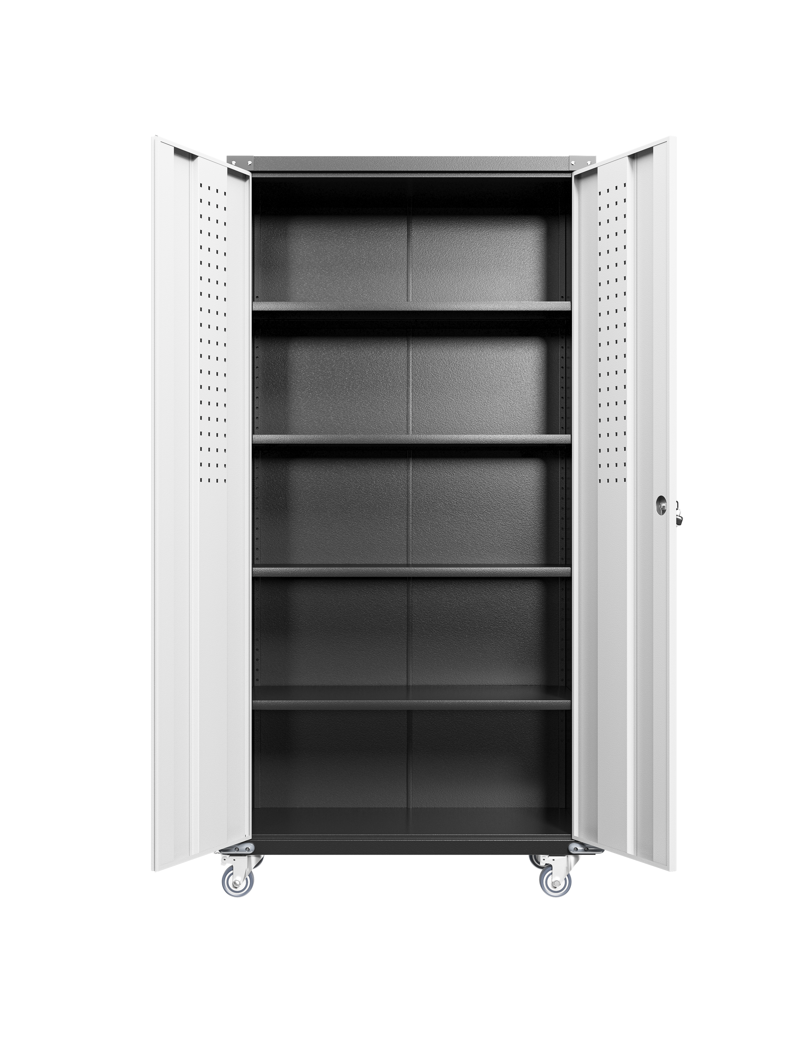 Garage Storage Cabinets with Locking Doors and 4 Adjustable Shelves