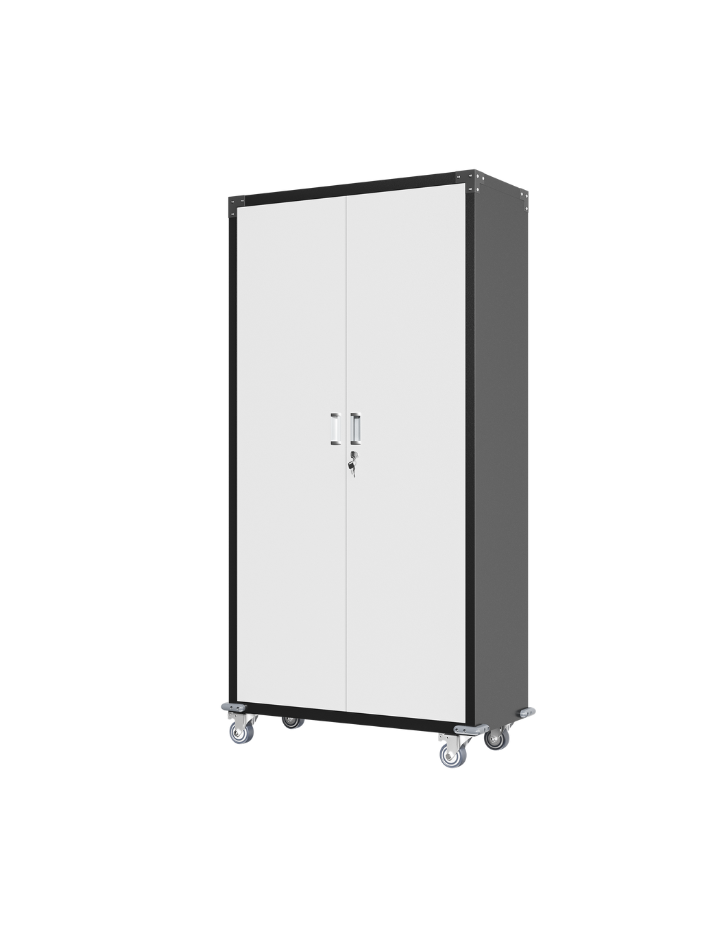 Garage Storage Cabinets with Locking Doors and 4 Adjustable Shelves