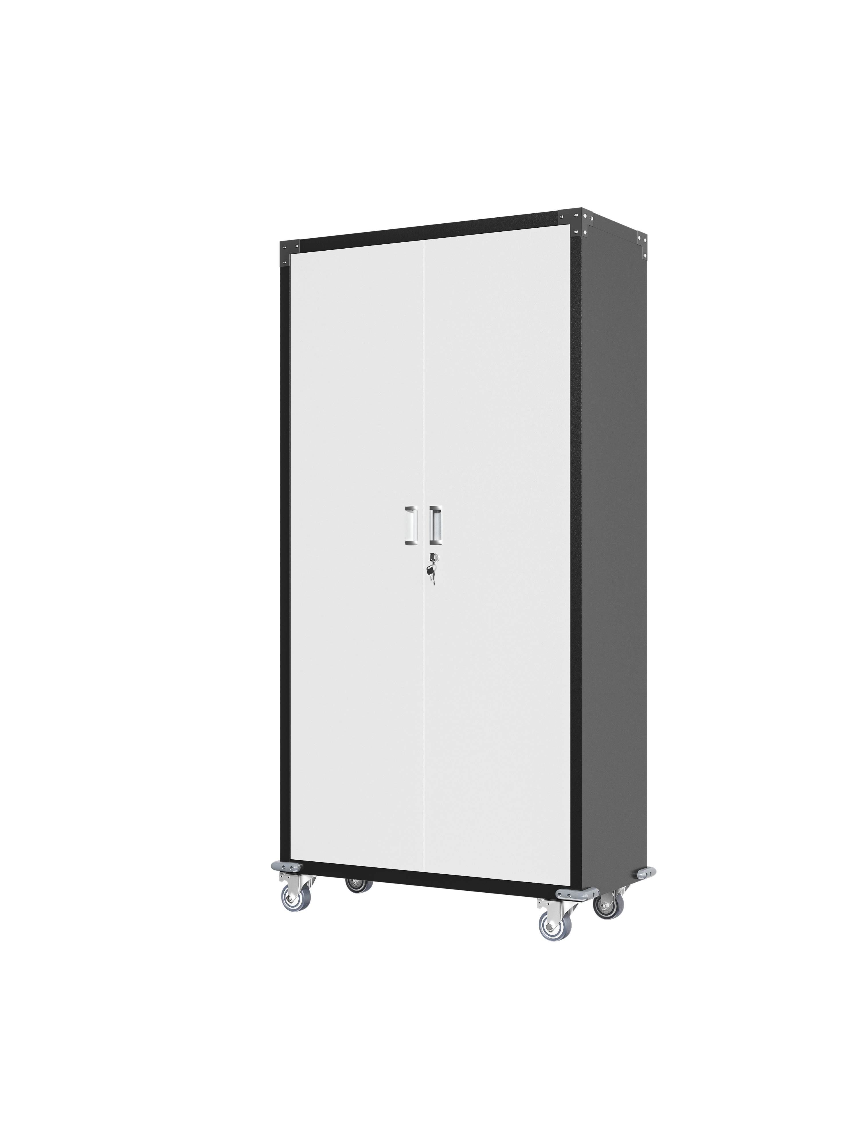 Garage Storage Cabinets with Locking Doors and 4 Adjustable Shelves
