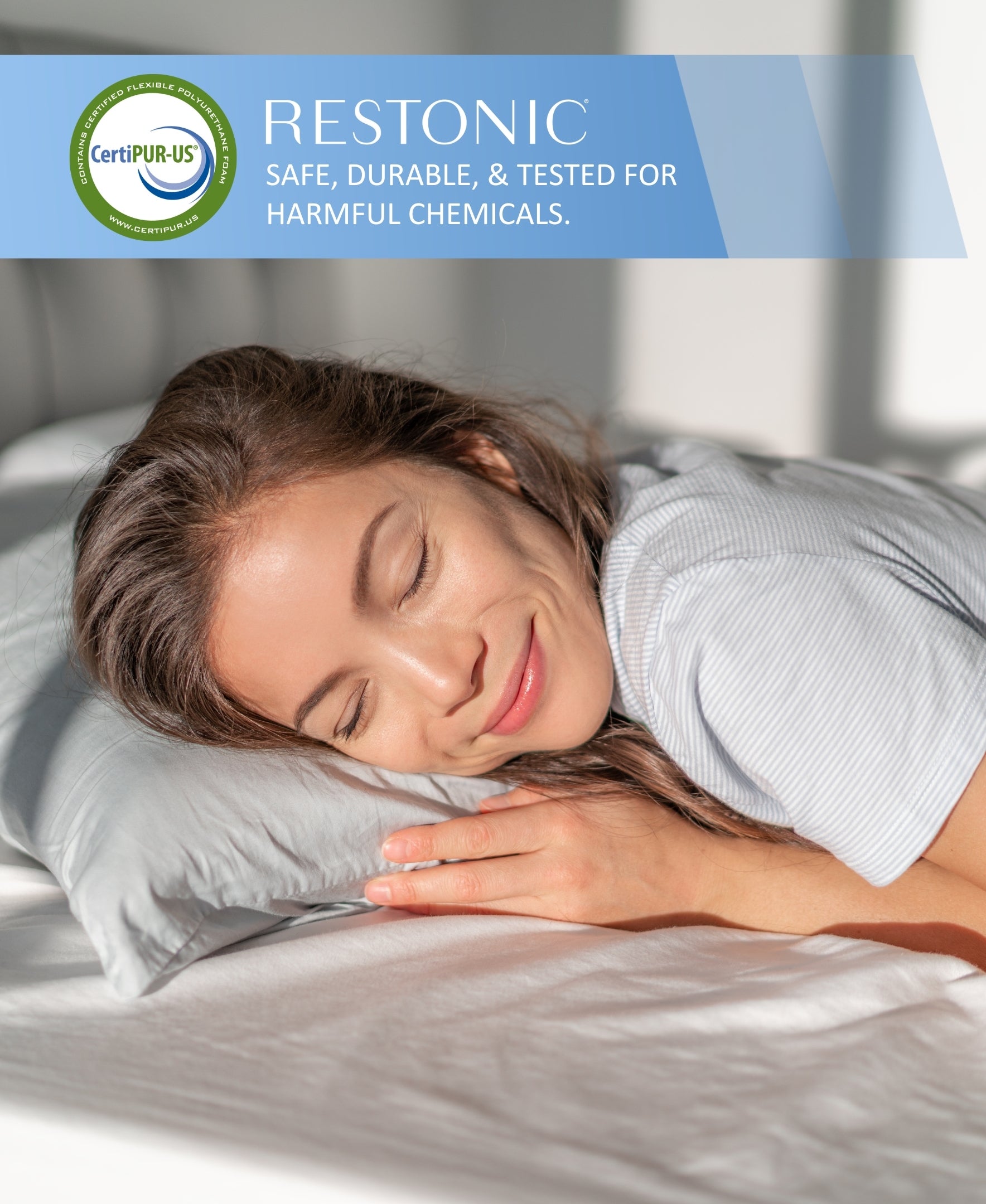 Restonic ComfortCare Hybrid Restful Nights Euro Top Plush Queen Mattress